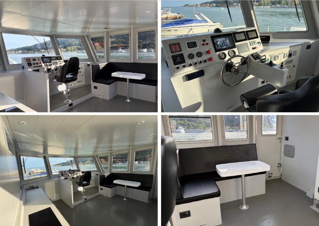 full electric catamaran - aluminium workboat 